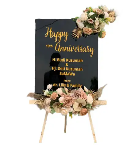 Papan Bunga Akrilik Air Kati