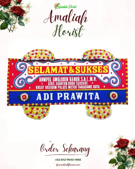 Papan Bunga Ucapan Selamat Air Kati